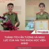 Thành tích ấn tượng và nghị lực của hai Thủ khoa Học viện ANND