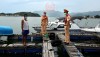 CBCS phòng Cảnh sát Giao thông tỉnh nắm tình hình các lồng bè nuôi trồng thủy sản
