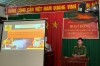Thượng tá Tạ Thanh Phong - Phó Trưởng phòng Cảnh sát PCCC và CNCH phát biểu khai mạc.