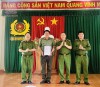 Công an tỉnh thưởng nóng các đơn vị lập công trước tết Nguyên đán.