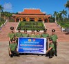 Đoàn Cụm thi đua khối XDLL-HC-TT tổ chức thăm, dâng hương tại Chi bộ Hồng Lĩnh và Trung tâm bảo trợ xã hội tại thị xã An Nhơn.