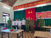 Công an xã Canh Liên, huyện Vân Canh ra mắt mô hình “Điểm chữa cháy công cộng” tại làng Kà Bông, xã Canh Liên.