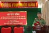 Tổ chức họp Hội đồng đánh giá, nghiệm thu cấp cơ sở đề tài cấp bộ “Lịch sử Đảng bộ Công an tỉnh Bình Định (1975 - 2020)”.
