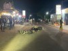 Cảnh báo học sinh vi phạm an toàn giao thông.