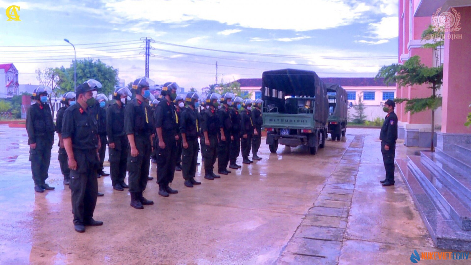 Lực lượng cảnh sát cơ động tiếp tục tăng cường về huyện Phù Cát