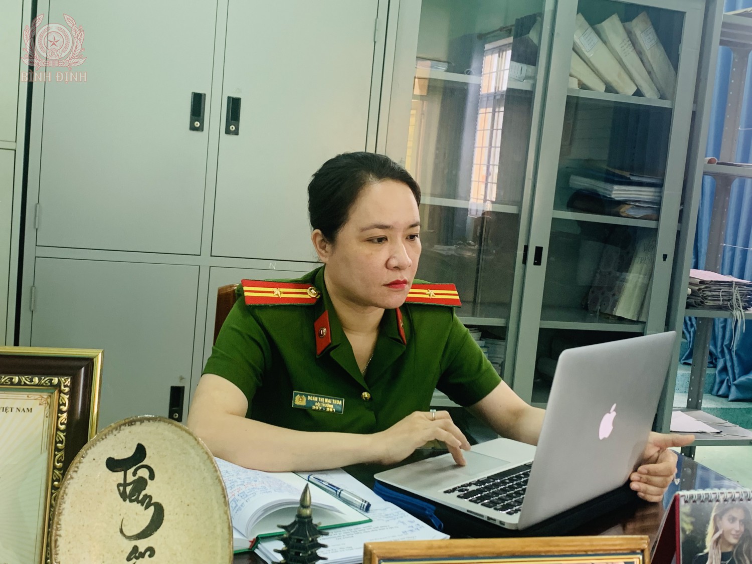 Thiếu tá Đoàn Thị Mai Thoa