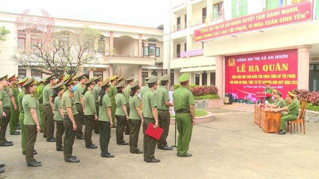 Các đơn vị ra quân đảm bảo ANTT tết Nguyên đán Quý Mão 2023