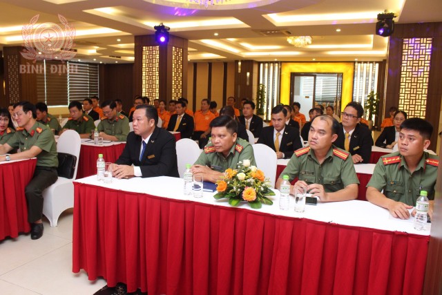 Toàn cảnh Ngày hội toàn dân bảo vệ an ninh Tổ quốc năm 2023 tại Khách sạn Mường Thanh Quy Nhơn