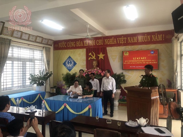 BCĐ 138 xã Hoài Châu, thị xã Hoài Nhơn tổ chức các hoạt động hướng tới kỷ niệm 18 năm Ngày hội toàn dân bảo vệ ANTQ.