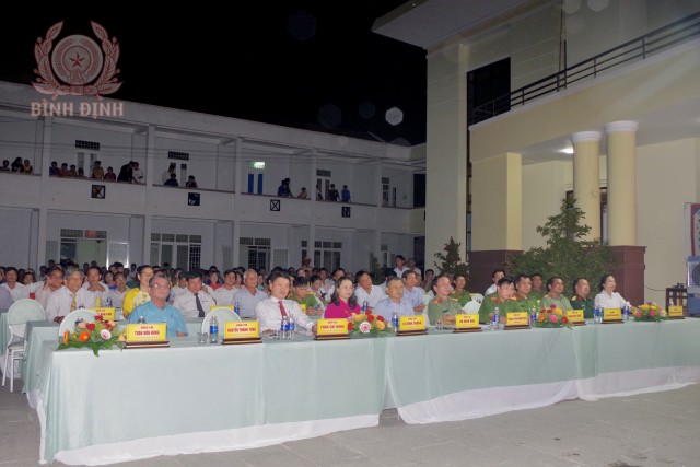 Tổ chức điểm Ngày hội toàn dân bảo vệ ANTQ trên địa bàn xã Tây An, huyện Tây Sơn.