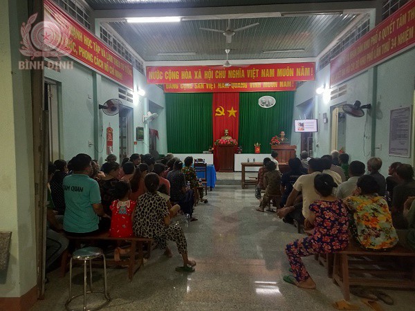 Phường Tam Quan, thị xã Hoài Nhơn: Tổ chức tuyên truyền pháp luật tại khu dân cư.