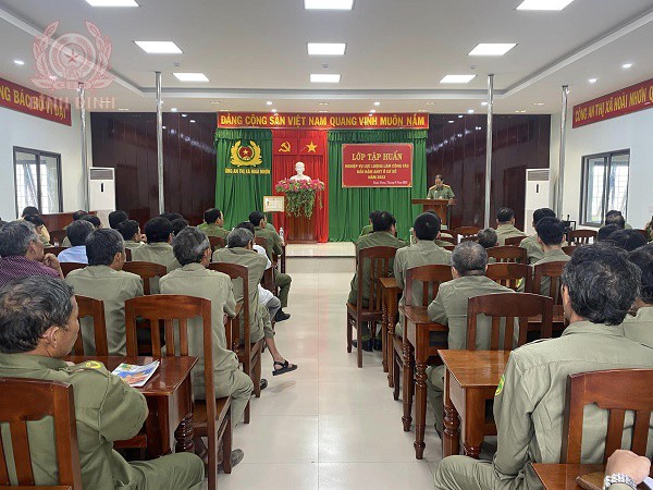 Công an thị xã Hoài Nhơn tổ chức lớp tập huấn nghiệp vụ cho lực lượng làm công tác bảo đảm AN-TT ở cơ sở năm 2023.