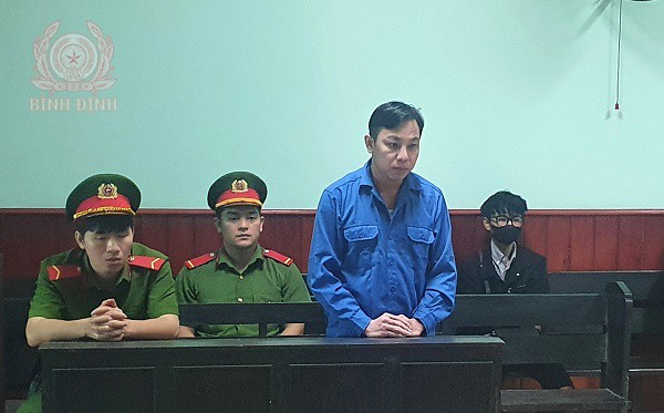 Bị cáo Lý Thái Thạch tại phiên tòa sơ thẩm.