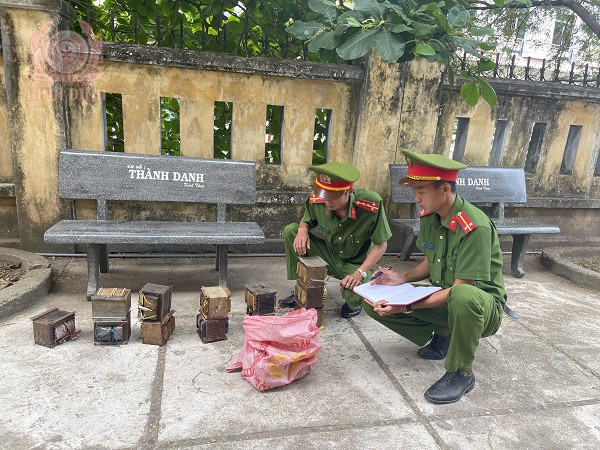 Tang vật được cơ quan Công an thu giữ.