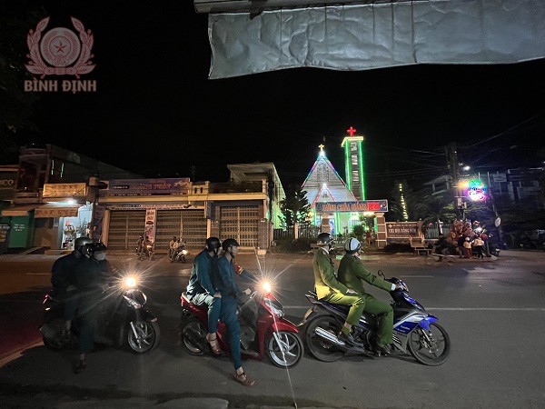 Bảo đảm an ninh, trật tự dịp Lễ Noel 2023 trên địa bàn thị xã Hoài Nhơn.