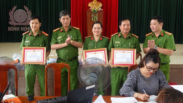 78 năm xây dựng và trưởng thành của lực lượng Cảnh sát quản lý hành chính về trật tự xã hội Công an huyện Tây Sơn (18/4/1946 - 18/4/2024).