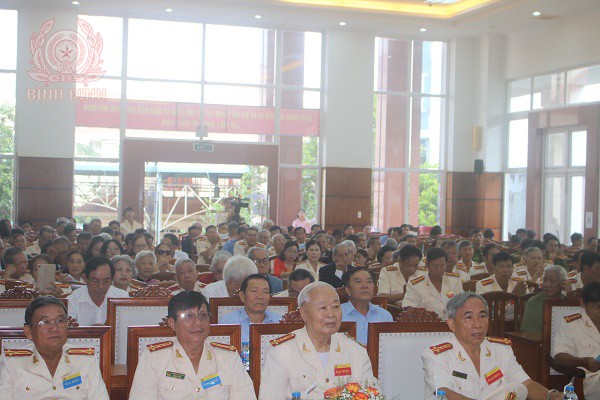 Dự Đại hội có 120 đại biểu chính thức đại diện cán bộ Cựu CAND TP Quy Nhơn.