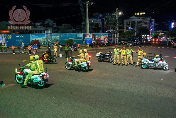 Bảo đảm an ninh, an toàn Giải chạy VnExpress Marathon Quy Nhơn năm 2024.