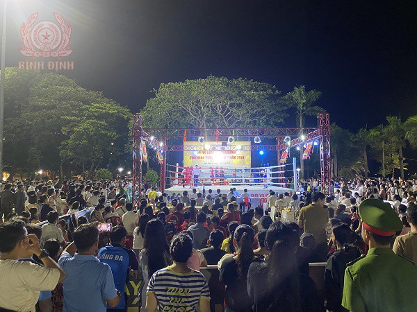 Bảo đảm an ninh, an toàn Giải vô địch trẻ Kickboxing tỉnh Bình Định lần thứ II, năm 2024.