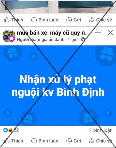 mot thong tin gia tren mang